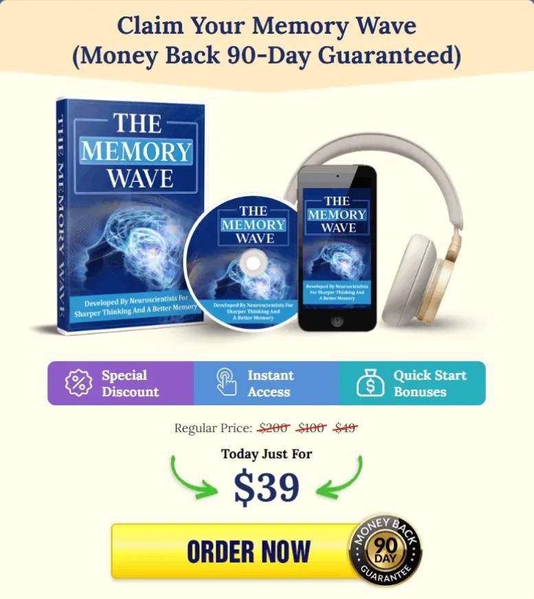 The Memory Wave digital audio program pricing information